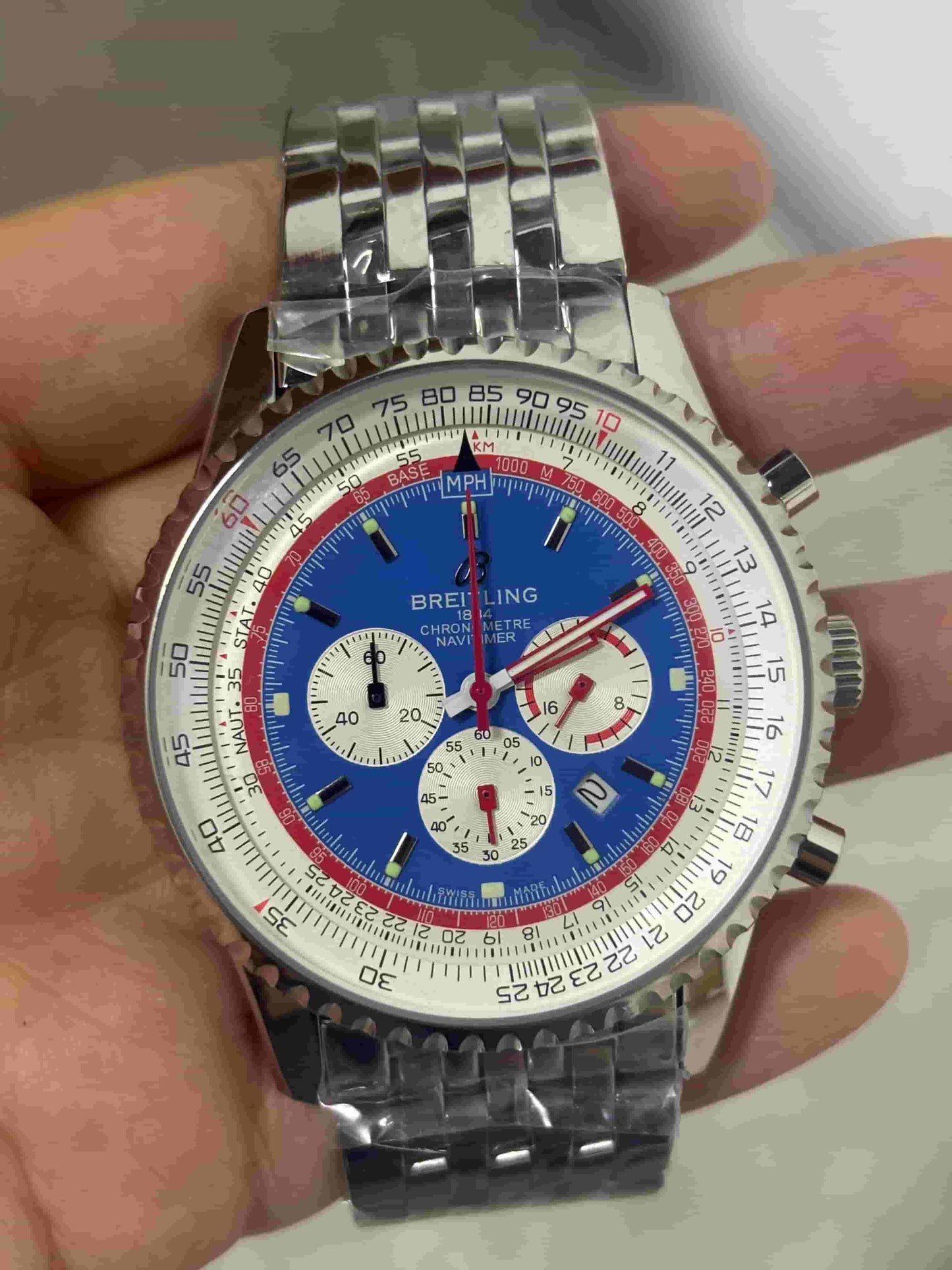 Replica Stainless Steel Japanese Vk Quartz Movement Watch  BL184