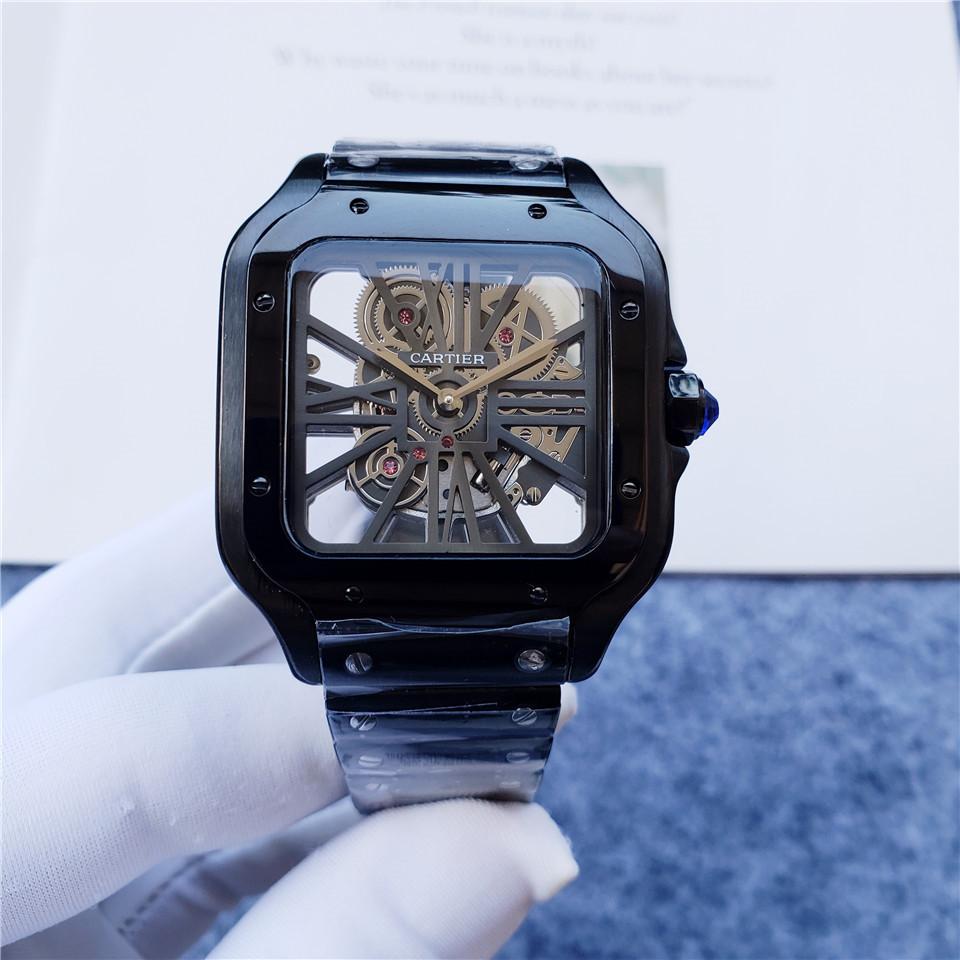 Replica Santos 904l Stainless Steel Quartz Watch 38mm-1