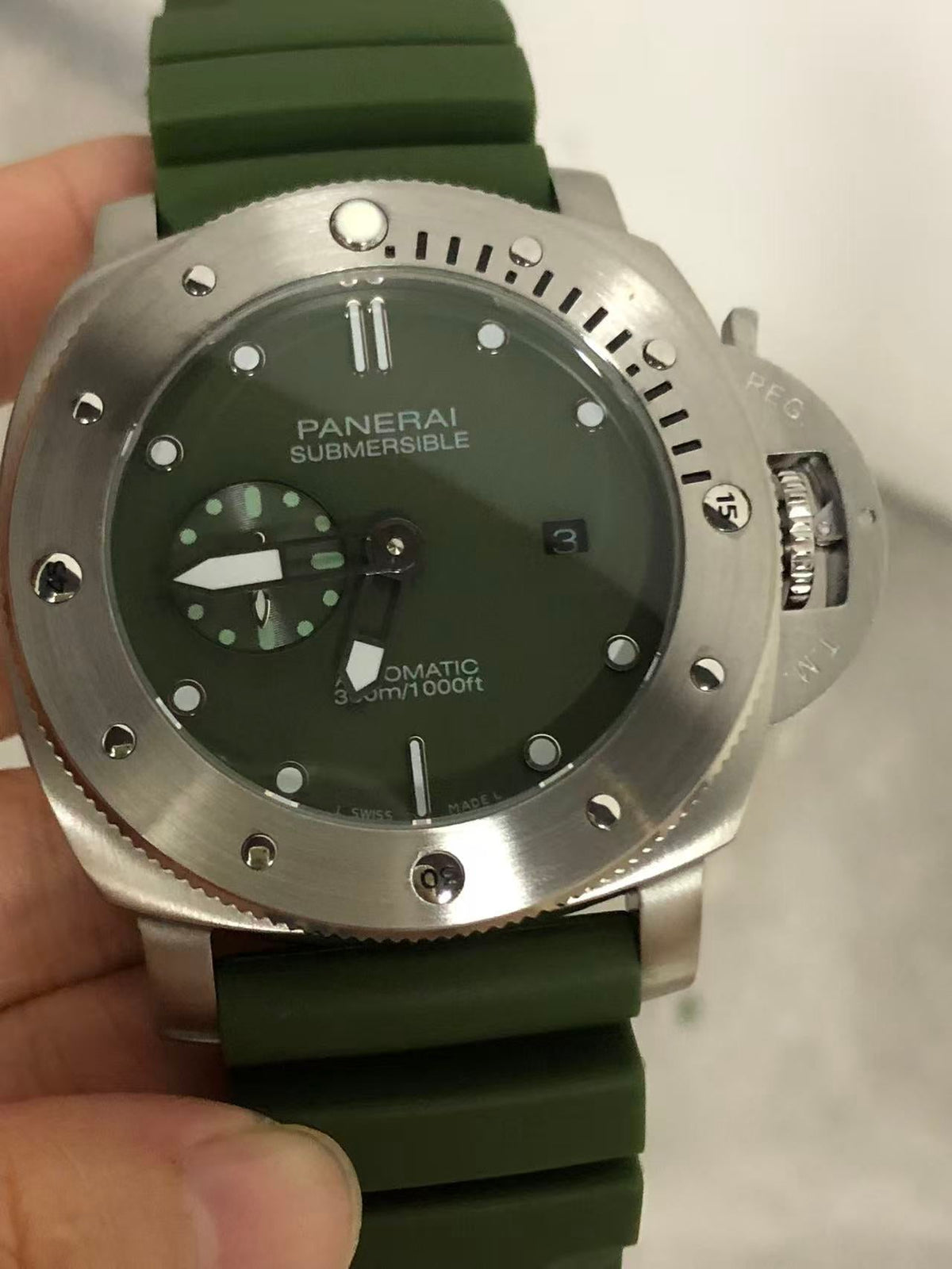 Replica SUBMERSIBLE 904L Stainless Steel Automatic Mechanical Watch Mens Watches 47mm