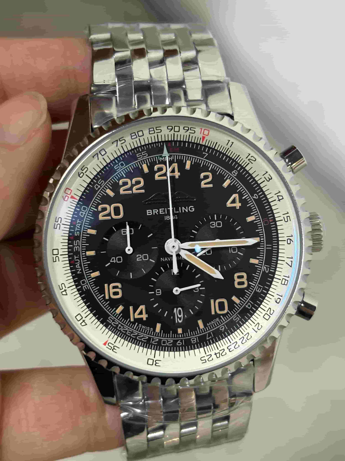 Replica Stainless Steel Japanese Vk Quartz Movement Watch BL202