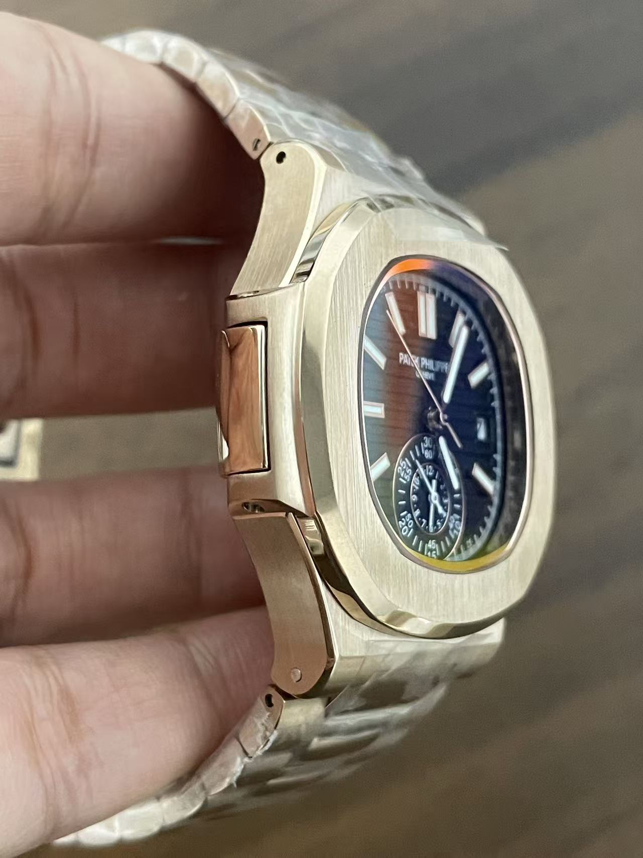 Replica NAUTILUS 5980 904l Stainless Steel Automatic Mechanical Watch 39mm
