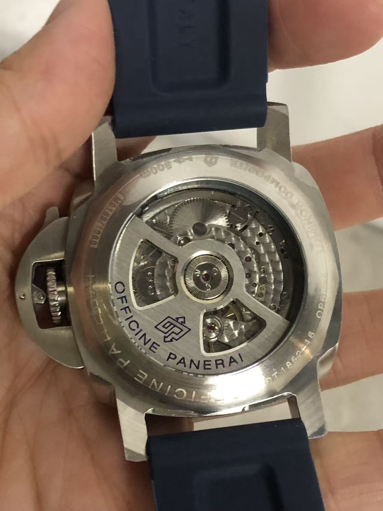 Replica LUMINOR 904l  Rubber Strap Automatic Mechanical Watch Mens Watches 45MM