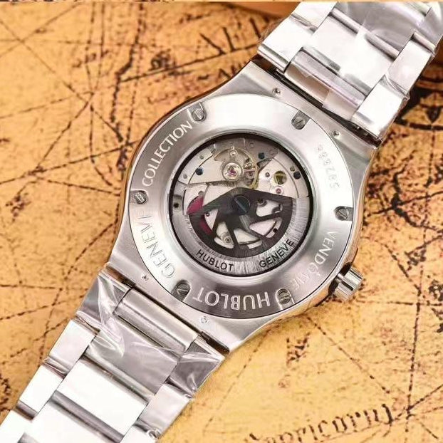 Luxury CLASSIC FUSION Automatic Watch for Men Mechanical Wristwatch Stainless Steel 42mm Dial