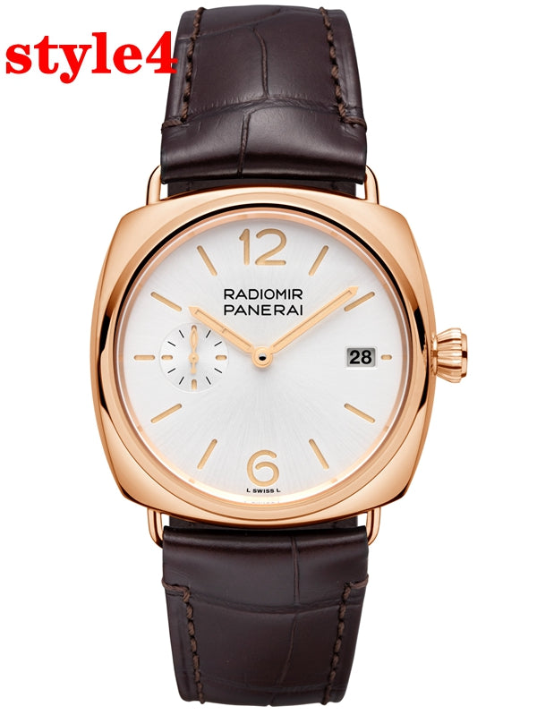 RADIOMIR 904l Stainless Steel Automatic Mechanical Watch Leather Strap Mens Watches 42MM PAM01026