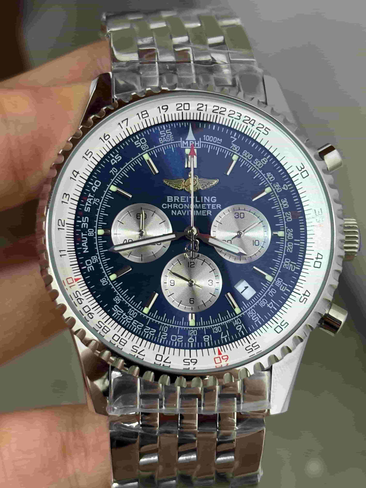 Replica Stainless Steel Japanese Vk63 Quartz Movement Watch BL75