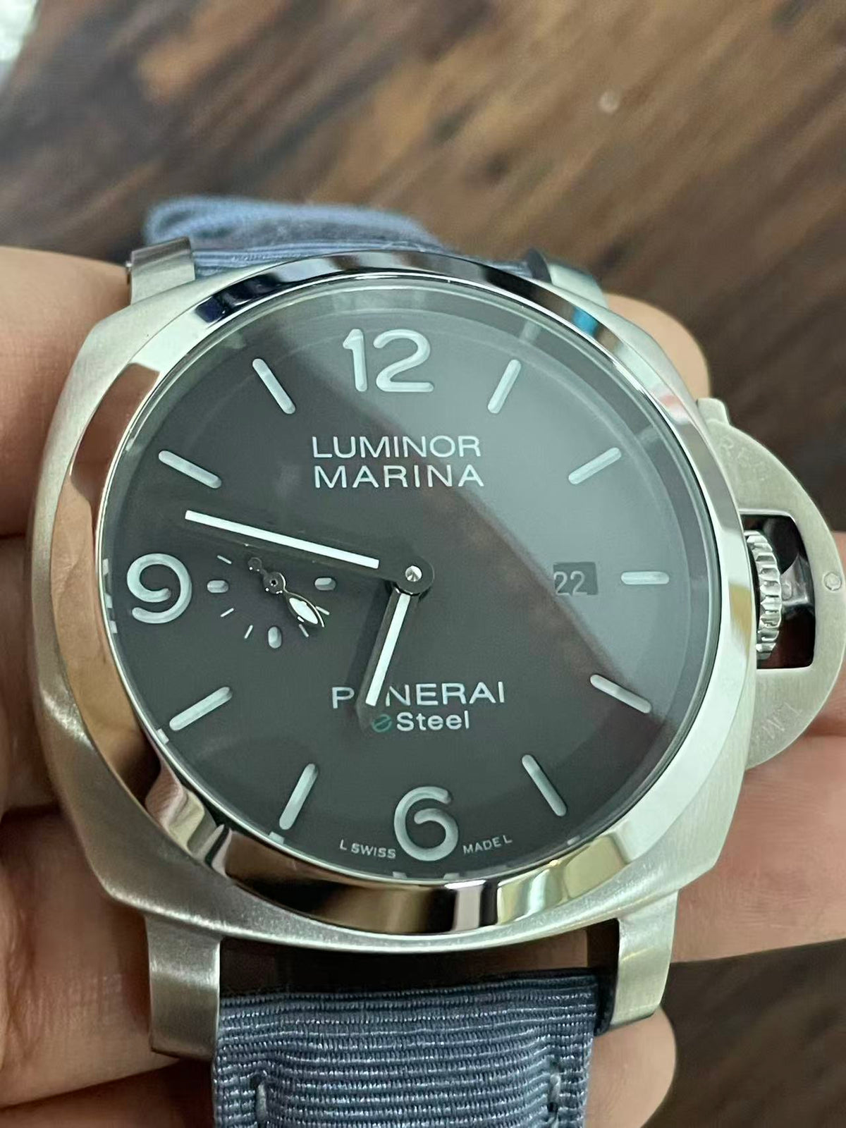 Replica LUMINOR 904L Stainless Steel Automatic Mechanical Watch Mens Watches 45mm