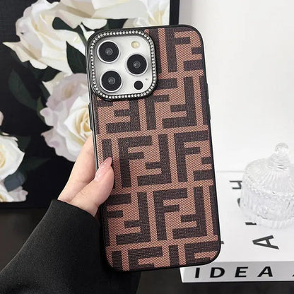 Luxe Fabric Sparkle surround iPhone case-s2 mysite