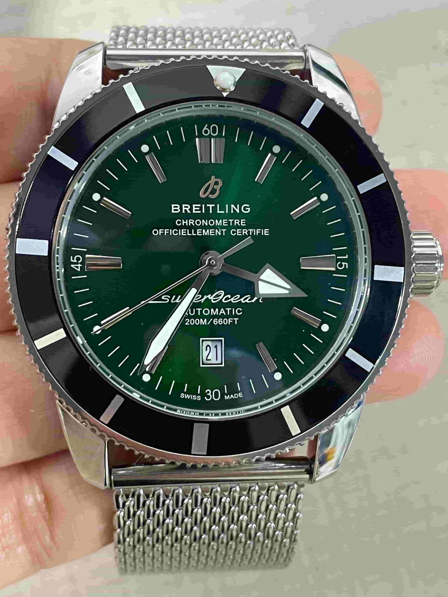 Replica Stainless Steel Mechanical Watch BL34