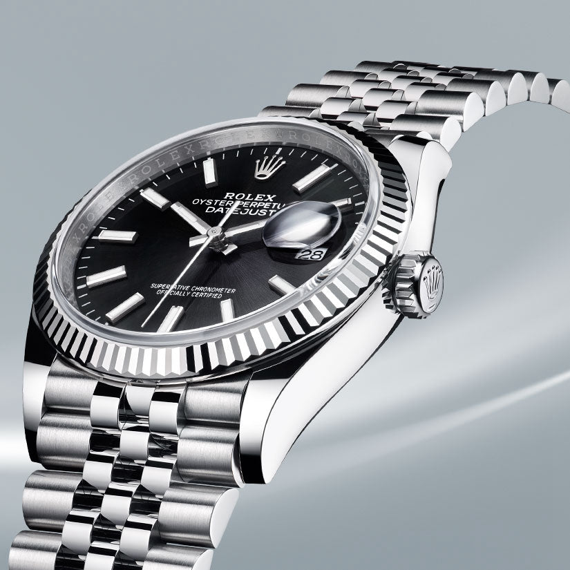 Automatic Watch for Men Replica DateJust Gold Black Dial 40mm R061202