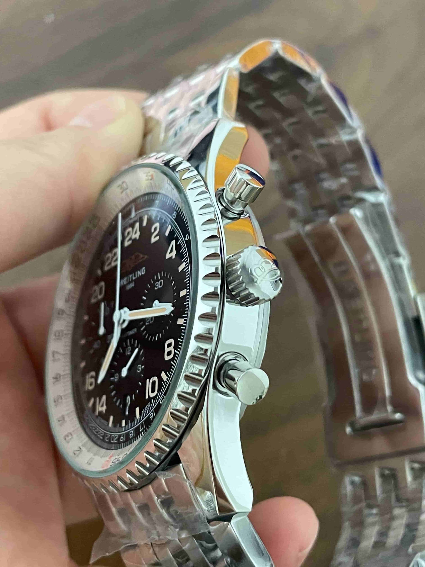 Replica Stainless Steel Japanese Vk Quartz Movement Watch BL202