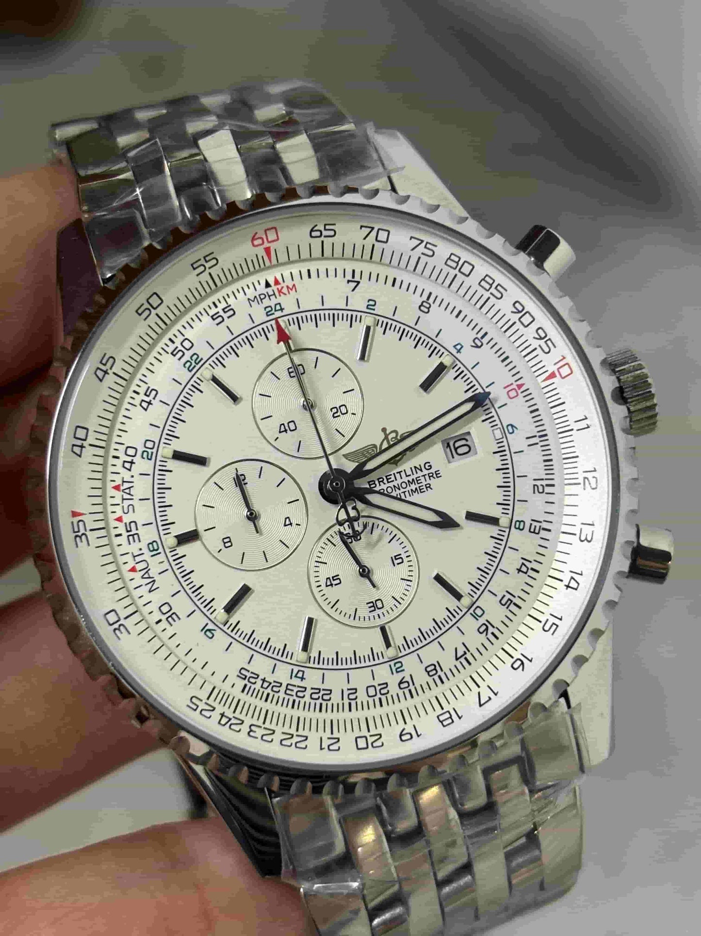Replica Stainless Steel Japanese Vk Quartz Movement Watch BL200