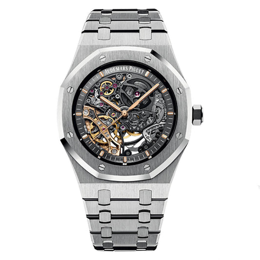 Replica Royal Oak 904l Stainless Steel Hollow Automatic Mechanical Watch 42mm
