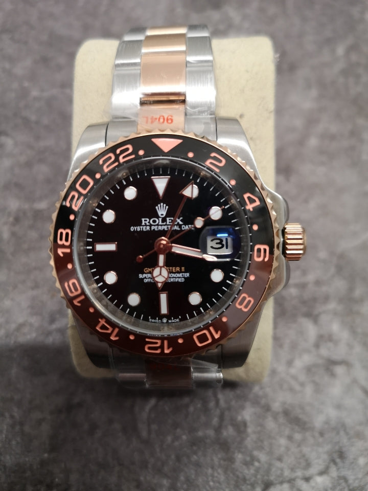 Automatic Watch Replica GMT Master II Rose Gold 100704