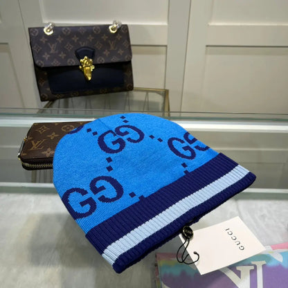 Classic GG Jacquard Wool Knit Beanie | Luxury Designer Winter Hat-s2 mysite