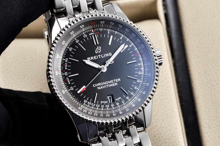 Replica Aviation Timing B01 46MM Stainless Steel Watch