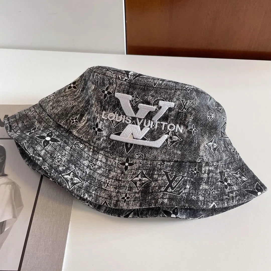 Luxury Monogram Embroidered Bucket Hat-s2 mysite