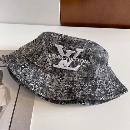 Luxury Monogram Embroidered Bucket Hat-s2 mysite