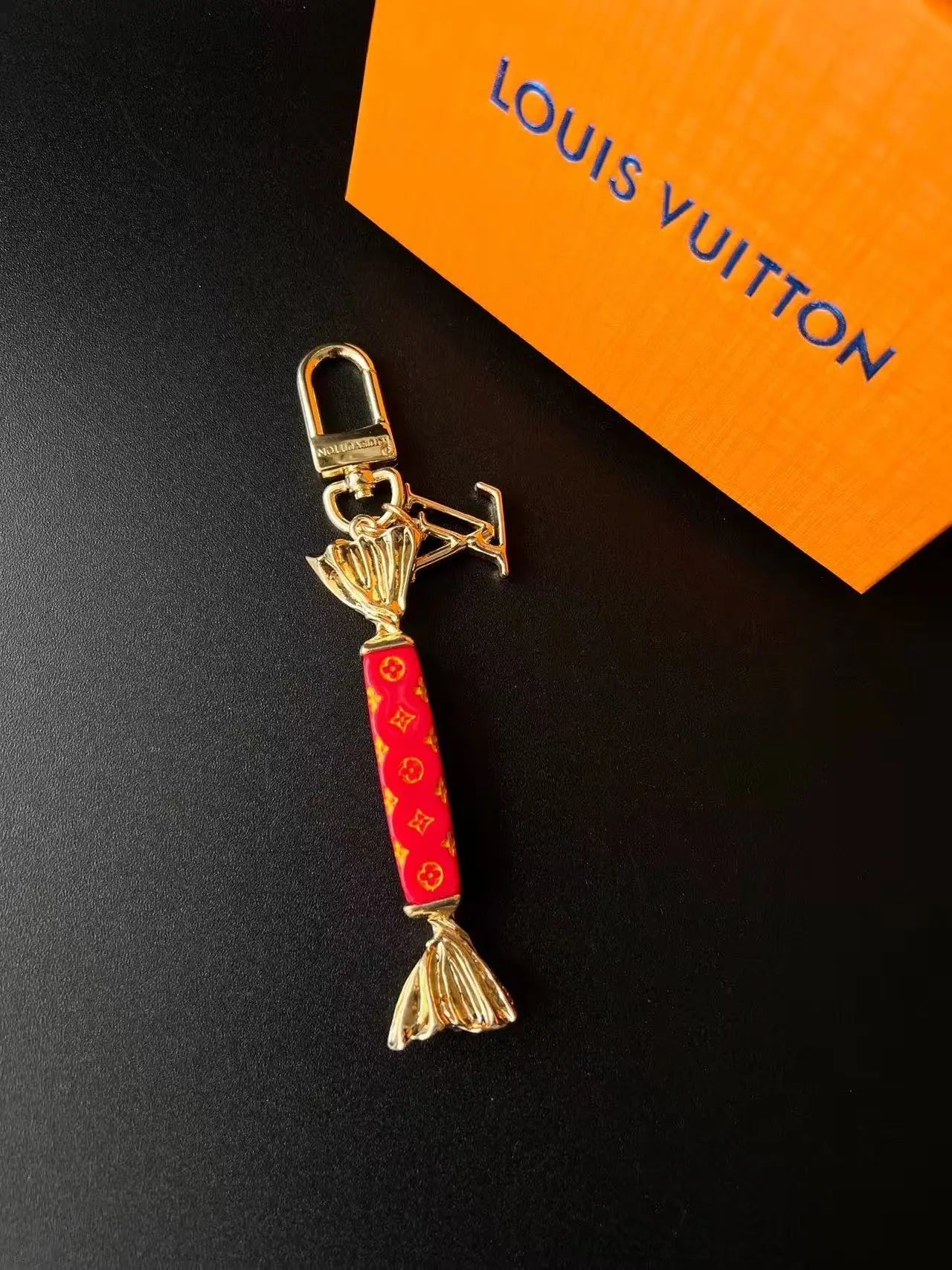 Luxury Lollipop Monogram Bag Charm Keychain-s2 mysite