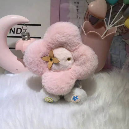 Cute Sunflower Plush Keychain – Vivian Doll Bag Charm for Women, Car & Backpack Decoration-s2 mysite