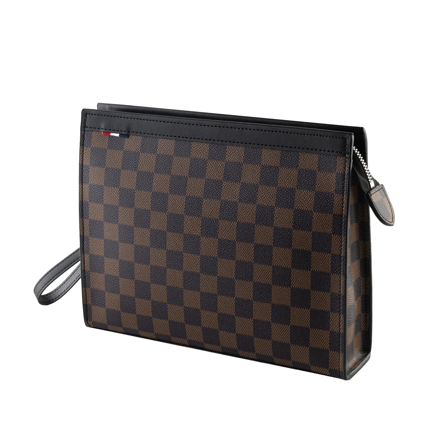 Vintage Check Leather Clutch-18 mysite