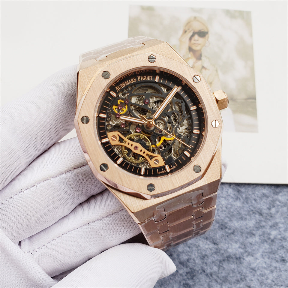 Replica Royal Oak 904l Stainless Steel Hollow Automatic Mechanical Watch 42mm
