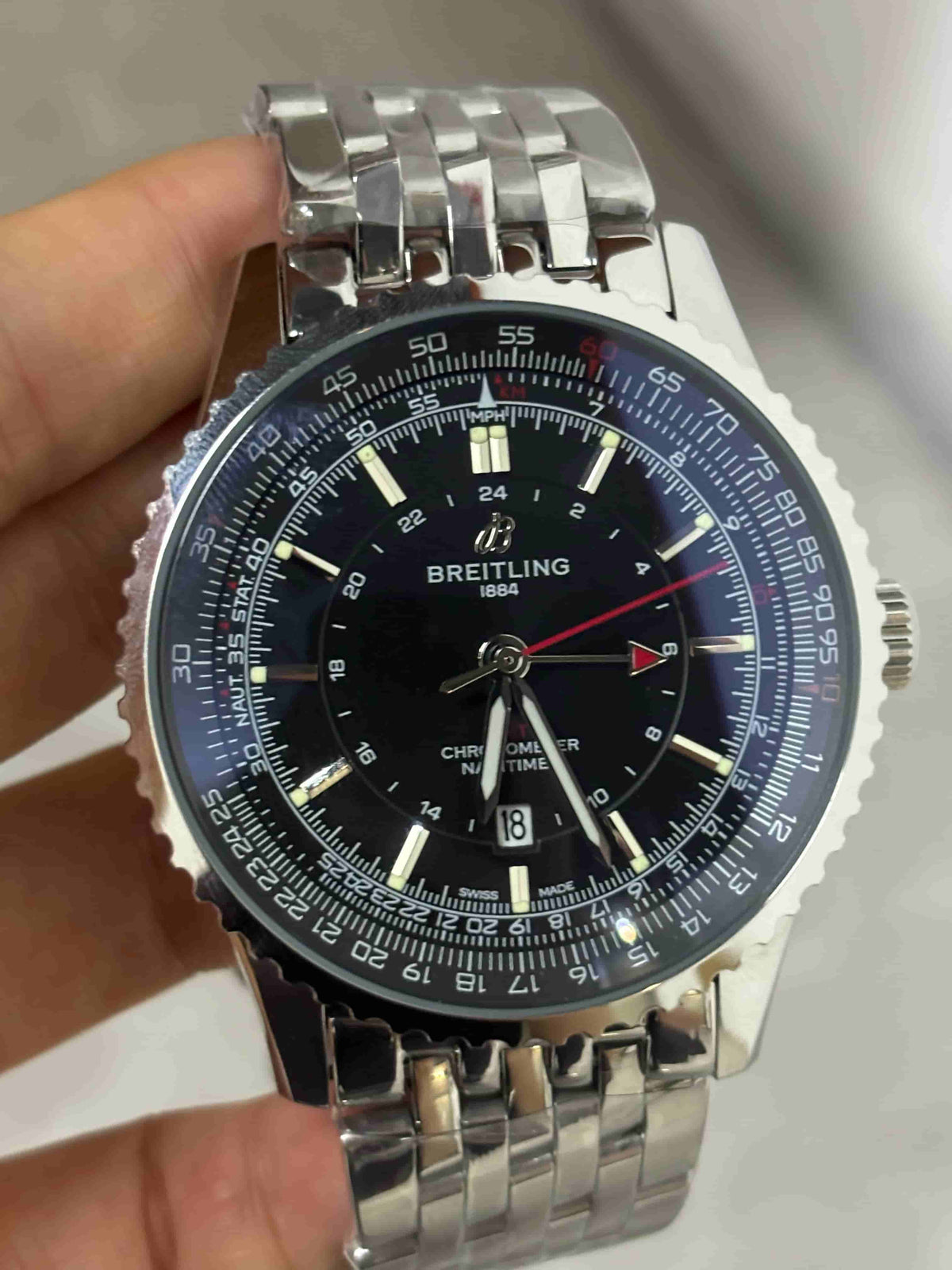 Replica Stainless Steel Japanese Vk Quartz Movement Watch BL218