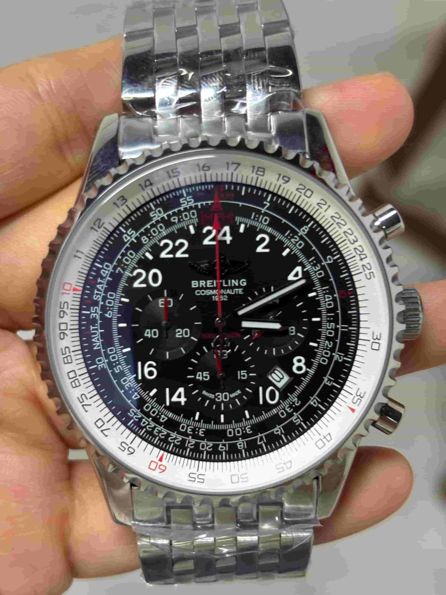 Replica Stainless Steel Japanese Vk63 Quartz Movement Watch  BL59