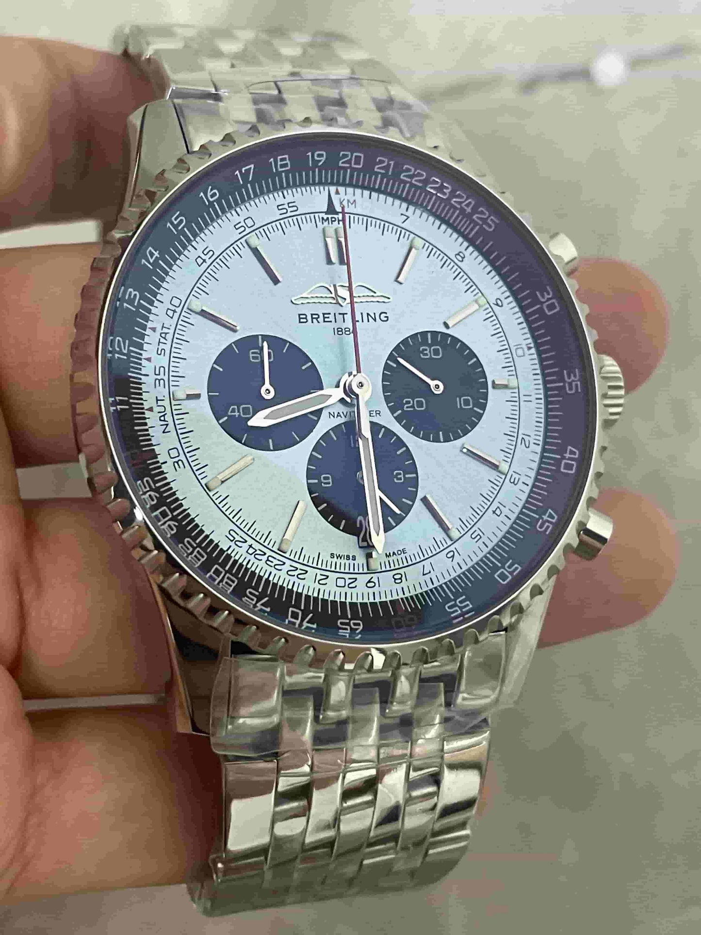 Replica Stainless Steel Japanese Vk63 Quartz Movement Watch BL62