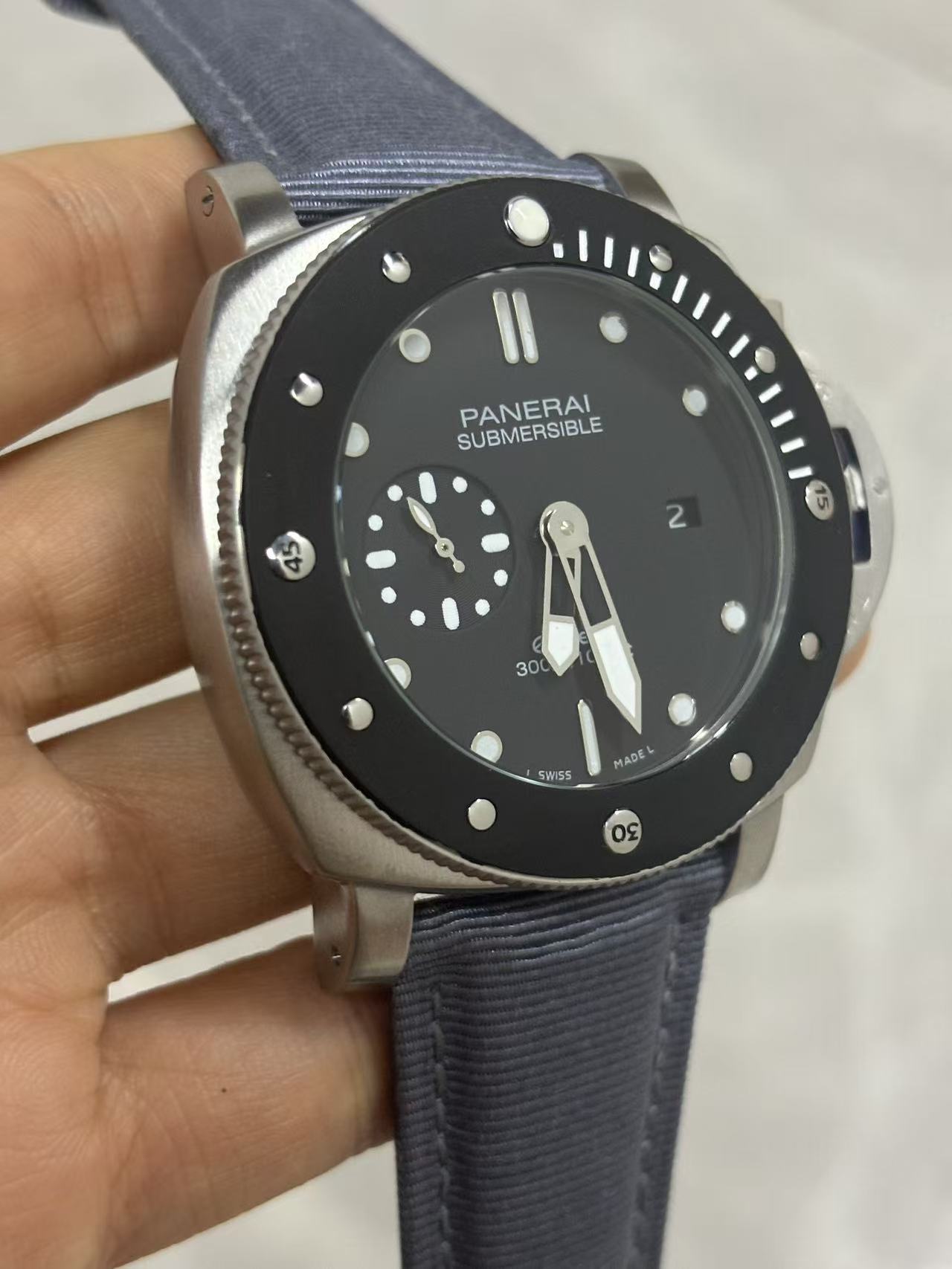 Replica LUMINOR 904L Stainless Steel Automatic Mechanical Watch Mens Watches 45mm