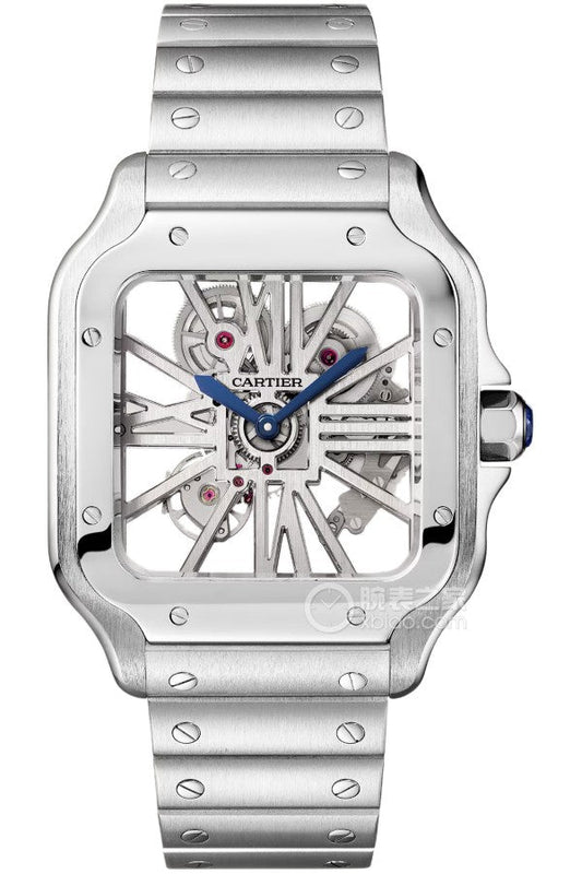 Replica Santos 904l Stainless Steel Quartz Watch 38mm