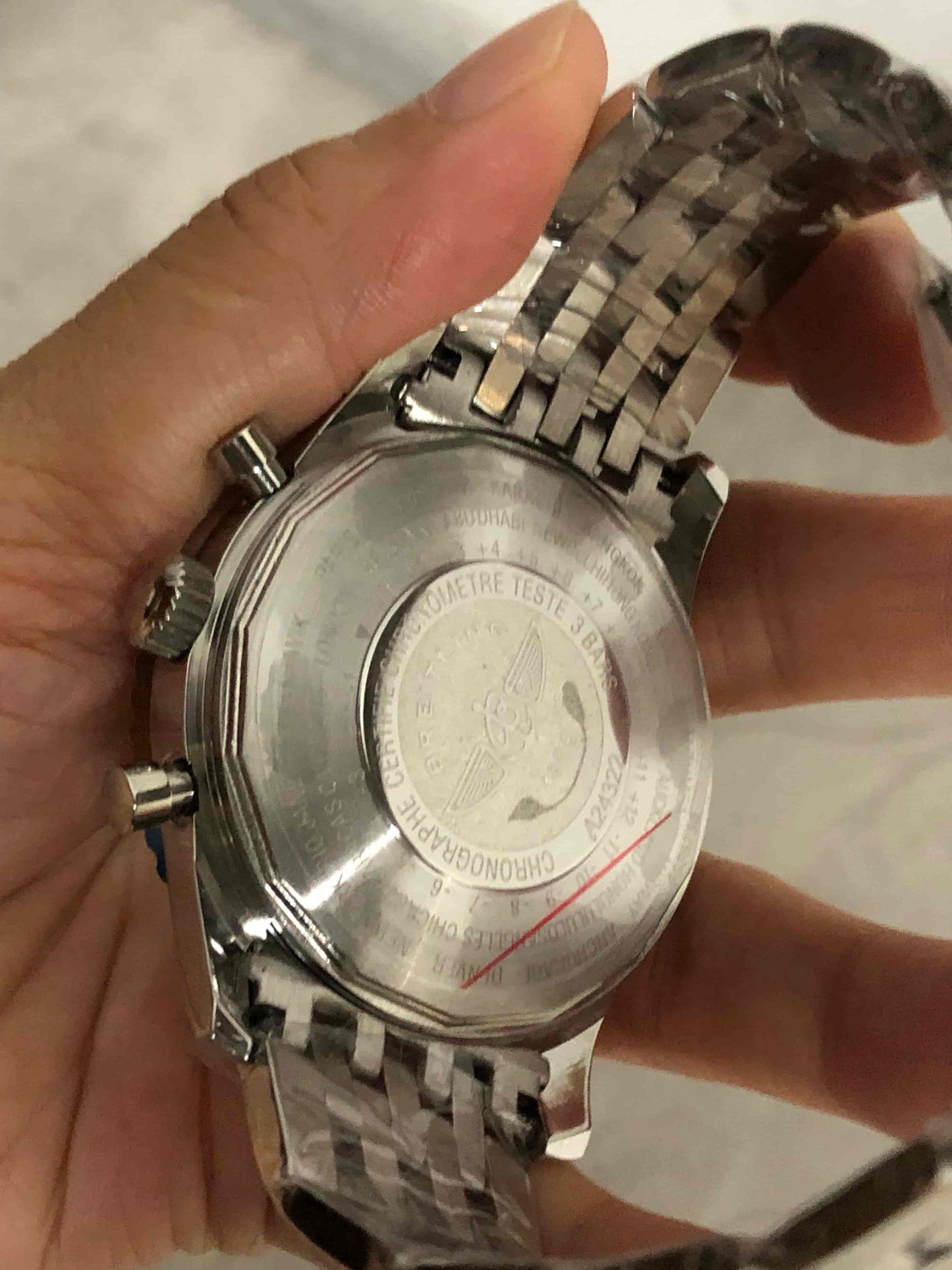 Replica Stainless Steel Japanese Vk Quartz Movement Watch BL206