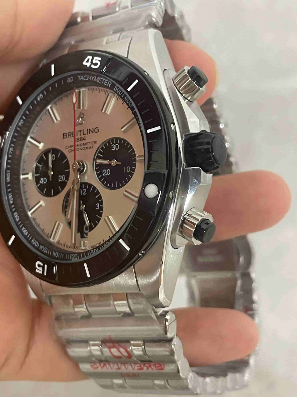 Replica Stainless Steel Japanese Vk63 Quartz Movement Watch BL100