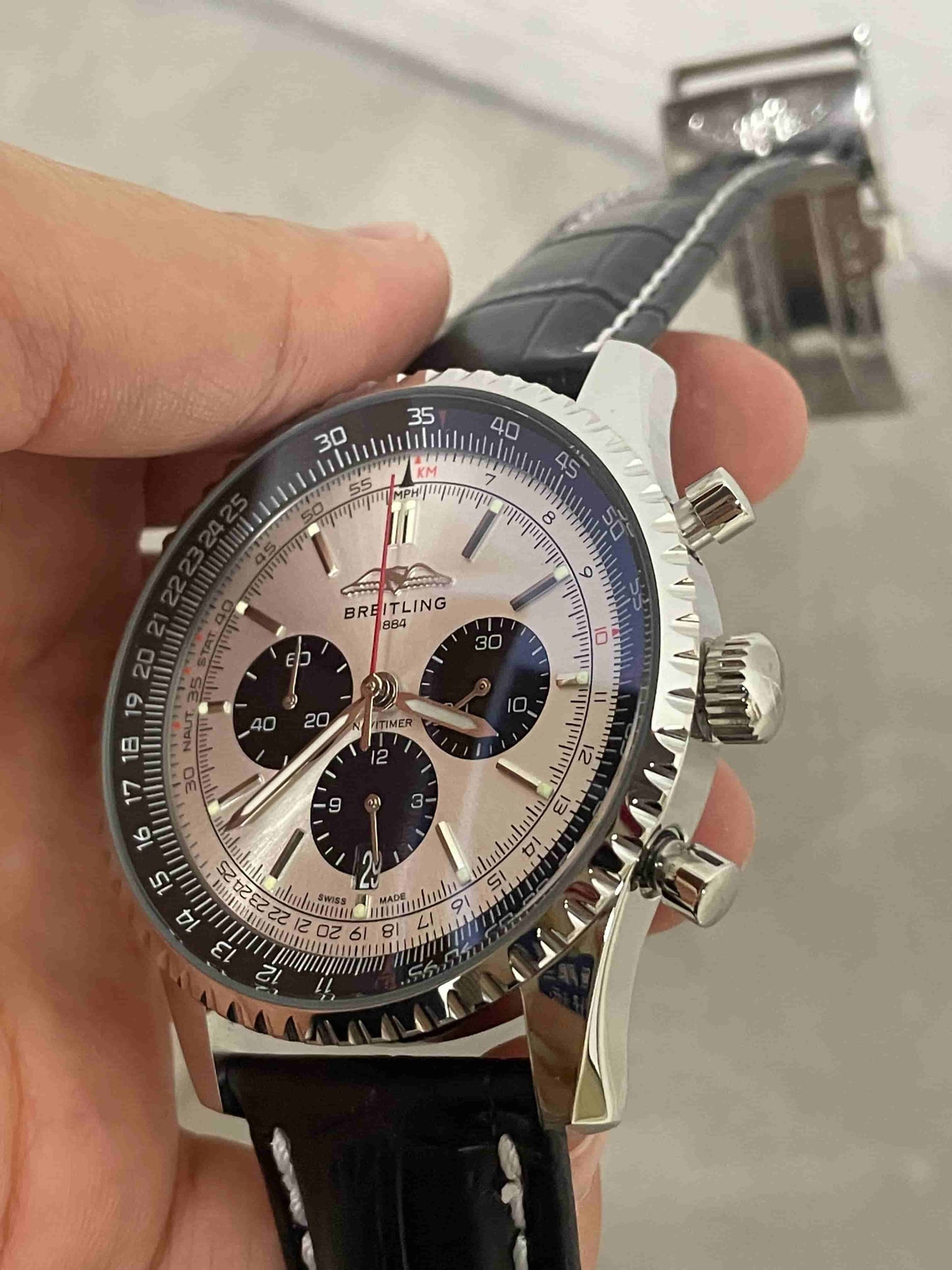 Replica Stainless Steel Japanese Vk Quartz Movement Watch BL228