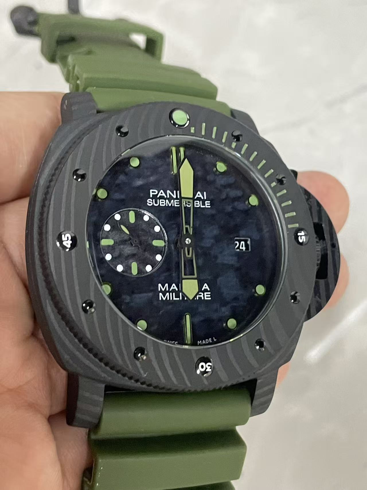Replica SUBMERSIBLE 904L Stainless Steel Automatic Mechanical Watch Mens Watches 47mm PAM00961