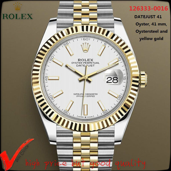 Automatic Watch for Men Replica DateJust Silver Gold Dial