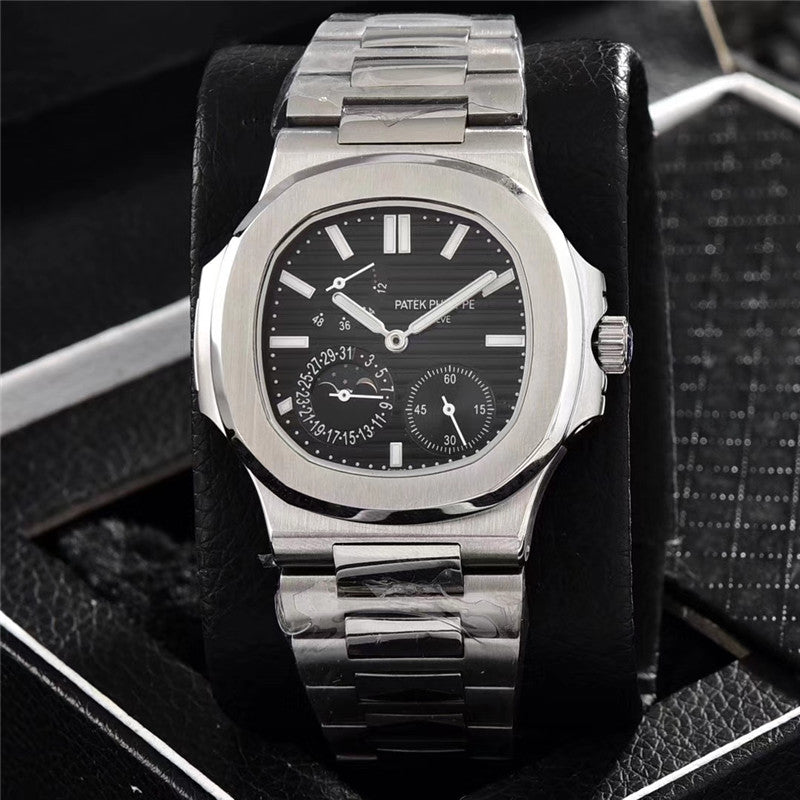 Moonphase Nautilus 904l Stainless Steel Automatic Mechanical Watch 39MM