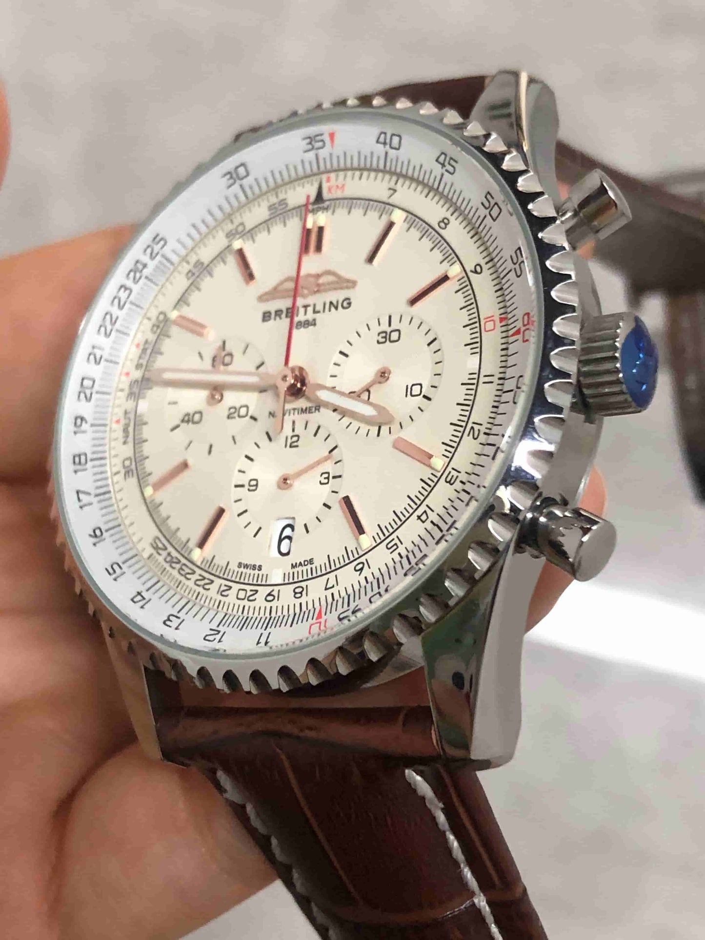 Replica Stainless Steel Japanese Vk63 Quartz Movement Watch BL67