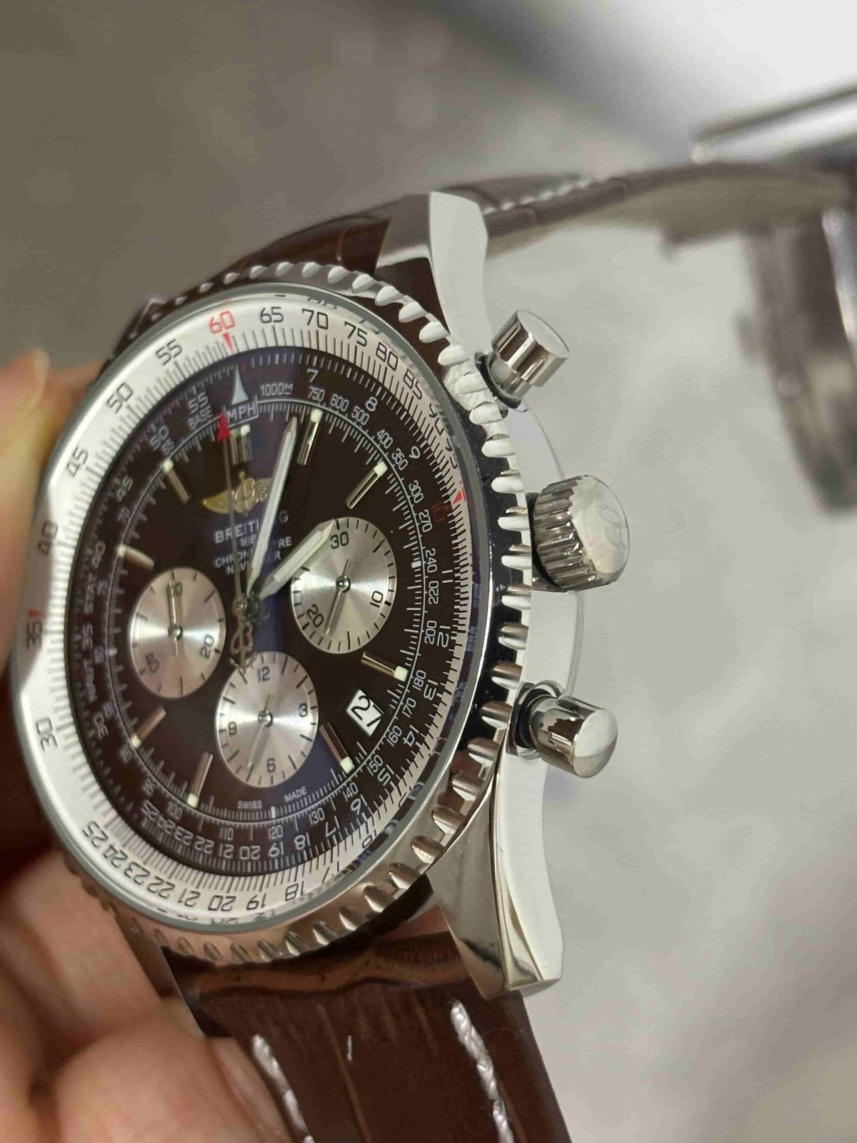 Replica Stainless Steel Japanese Vk Quartz Movement Watch  BL194