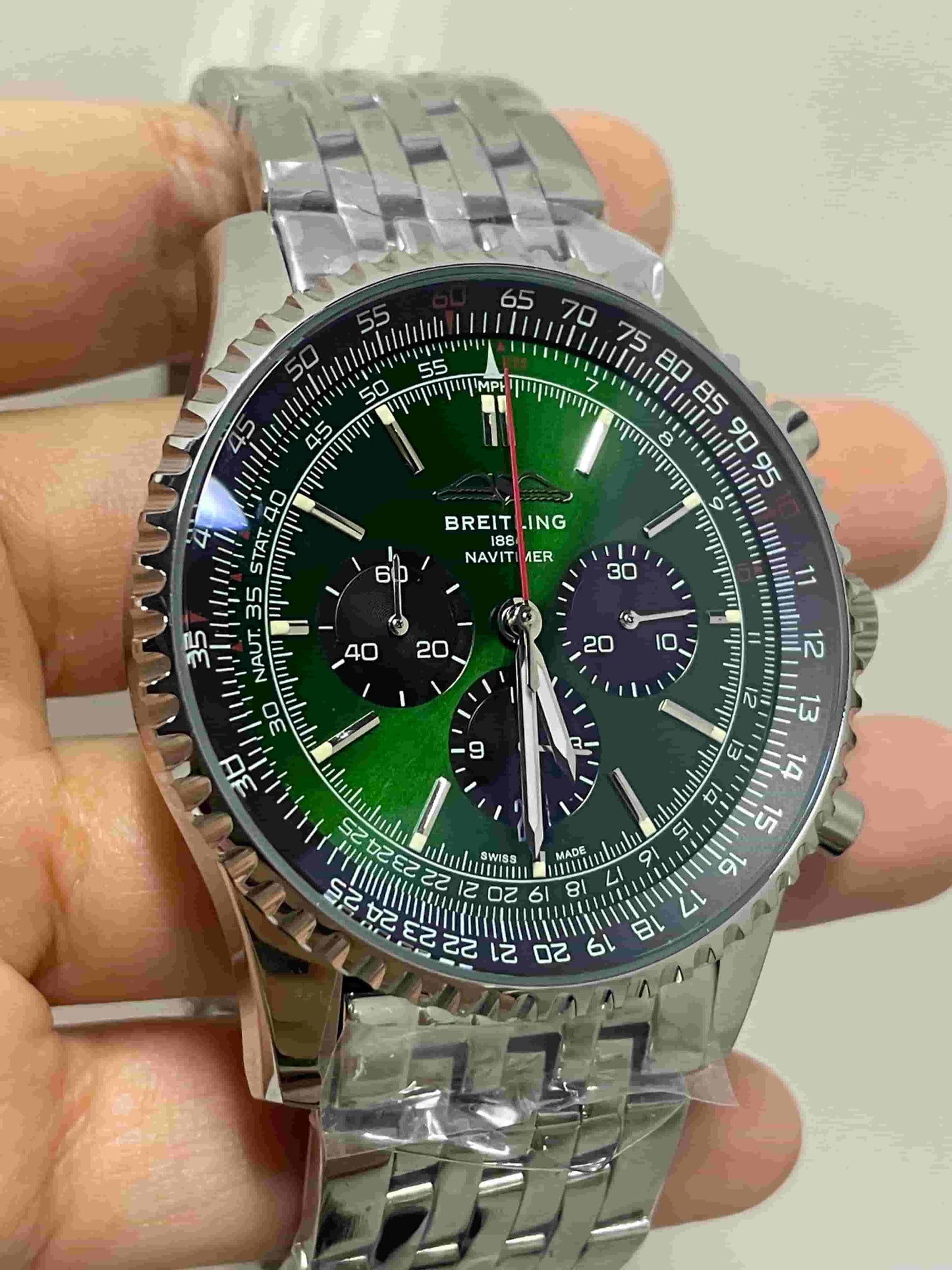 Replica Stainless Steel Japanese Vk63 Quartz Movement Watch BL43