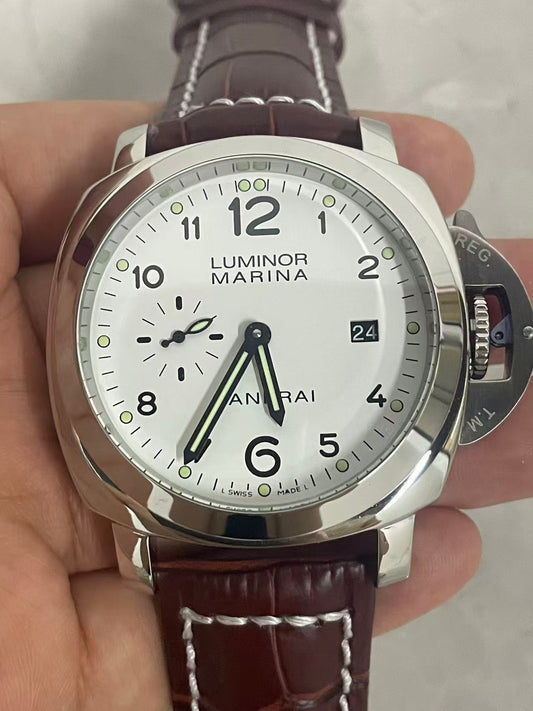 Replica LUMINOR DUE 904L Stainless Steel Automatic Mechanical Watch Mens Watches 45mm