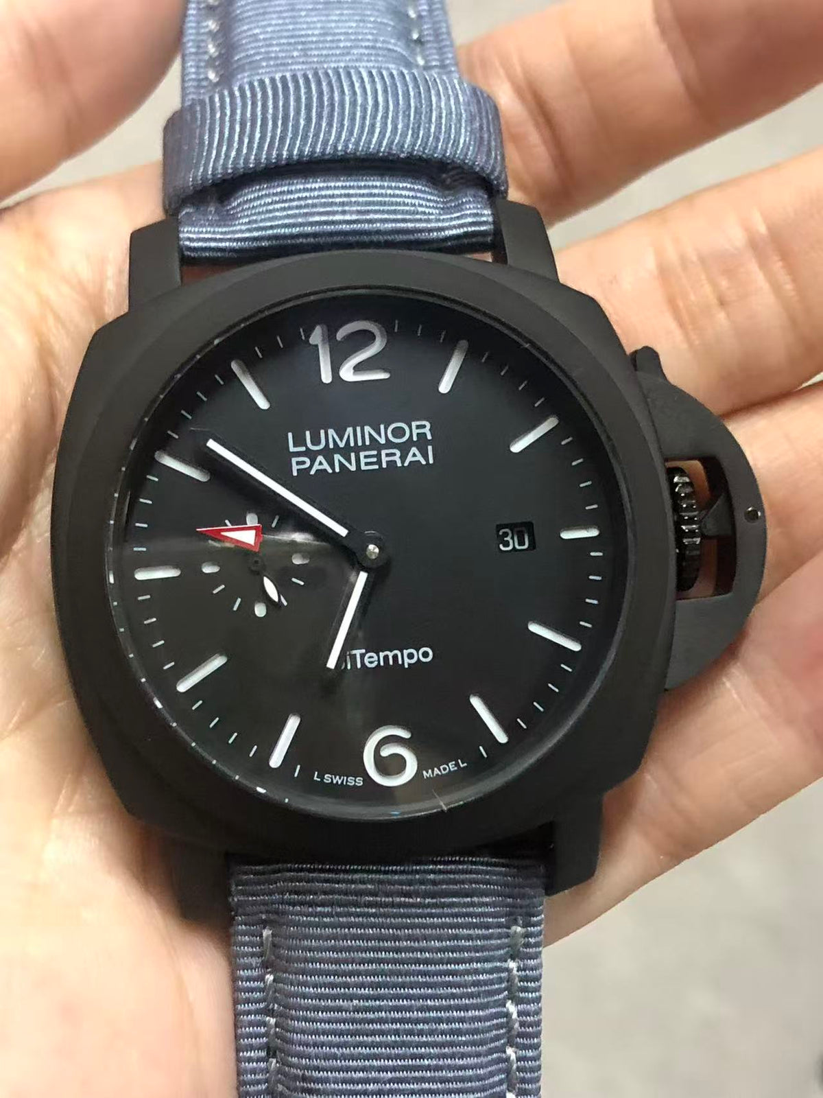 Replica LUMINOR 904L Stainless Steel Automatic Mechanical Watch Mens Watches 45mm
