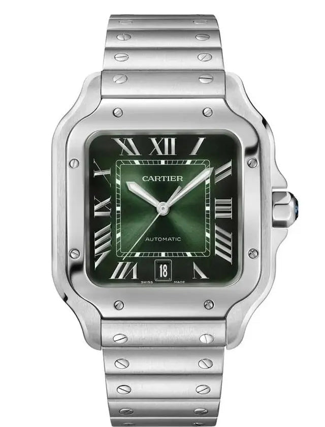 Replica Santos 904l Stainless Steel Automatic Mechanical Watch 39mm-1