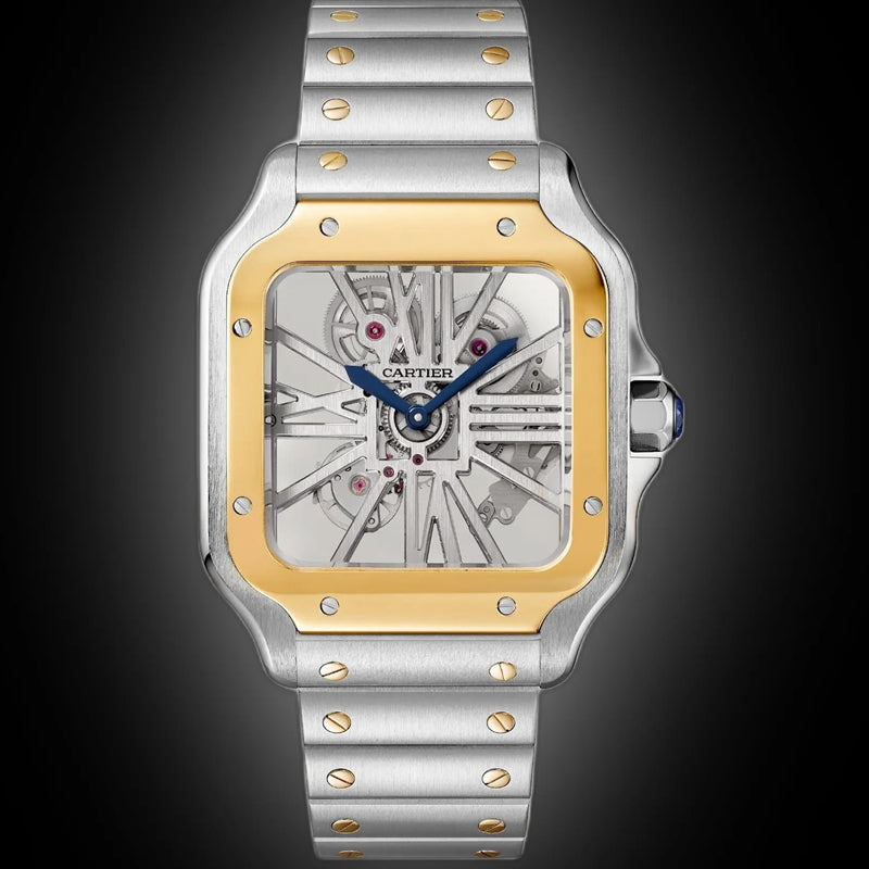 Replica Santos 904l Stainless Steel Quartz Watch 38mm-1