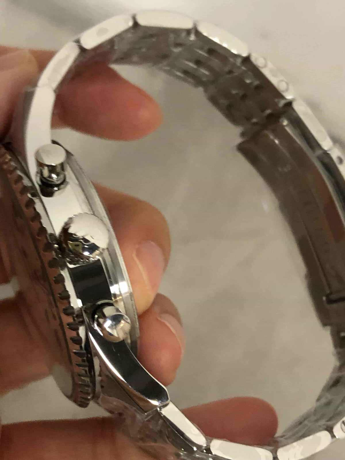 Replica Stainless Steel Japanese Vk Quartz Movement Watch BL206