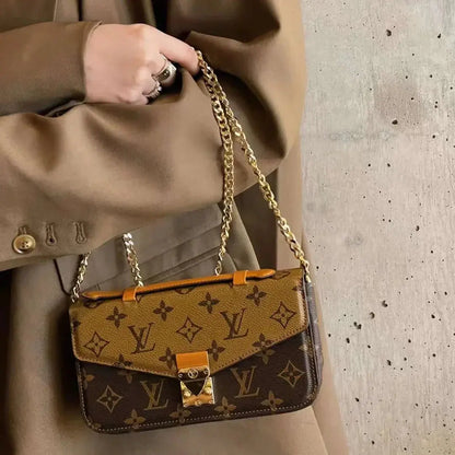 Monogram Canvas Bag Hand Held Crossbody Chain Mobile Phone-18 mysite