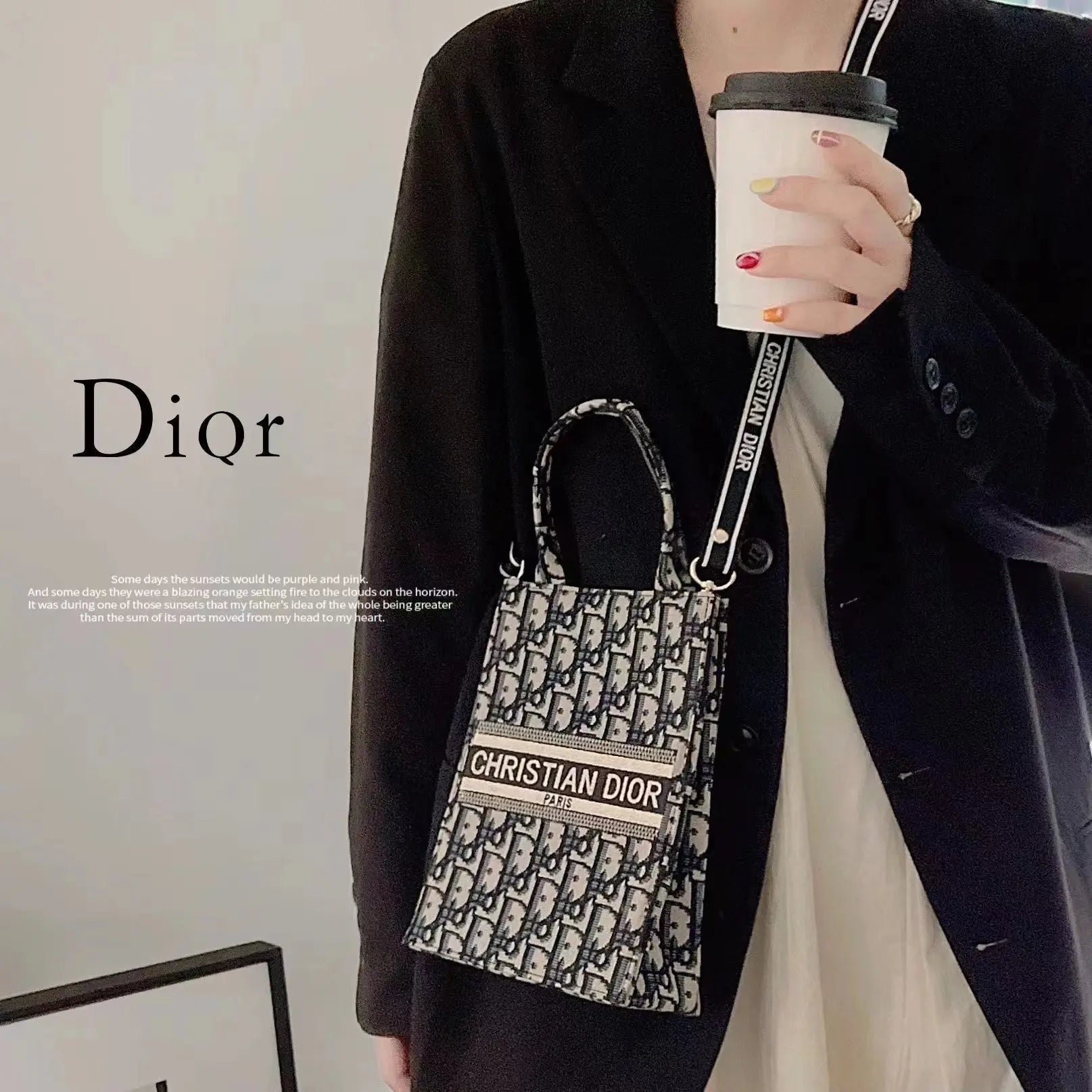 Classic Tote Bag With Crossbody Strap-18 mysite