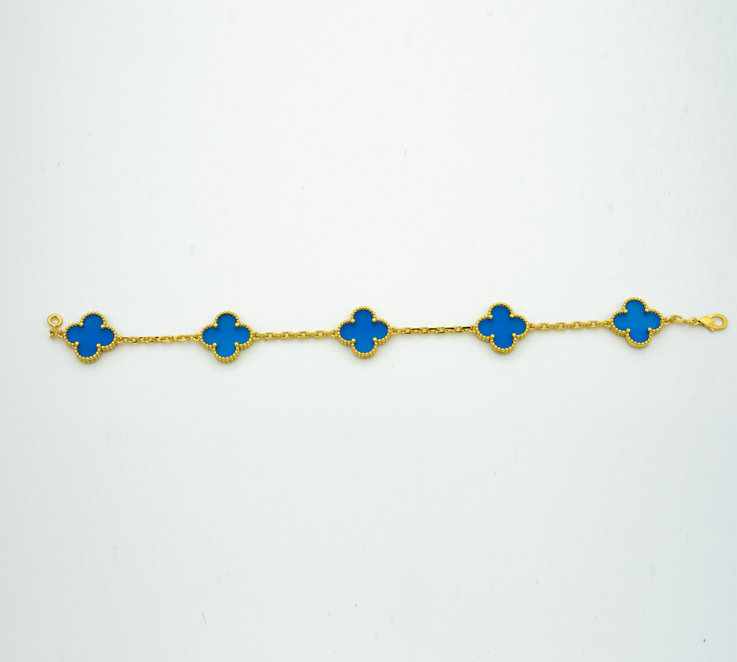 BRACELET 5 MOTIFS BLUE AGATE mysite