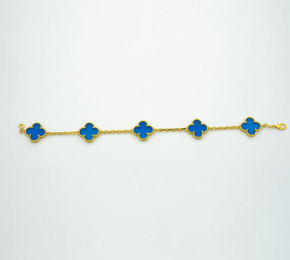 BRACELET 5 MOTIFS BLUE AGATE mysite
