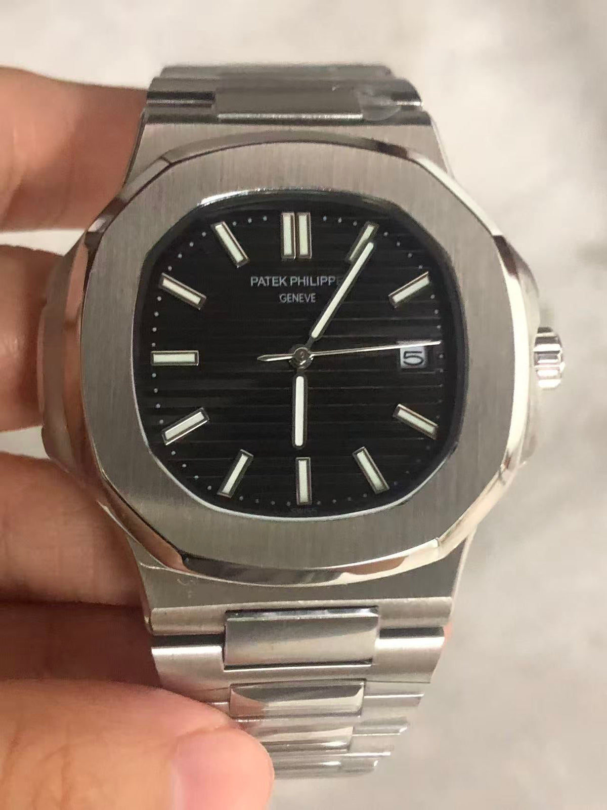 Replica NAUTILUS Stainless Steel Automatic Mechanical Watch 40mm