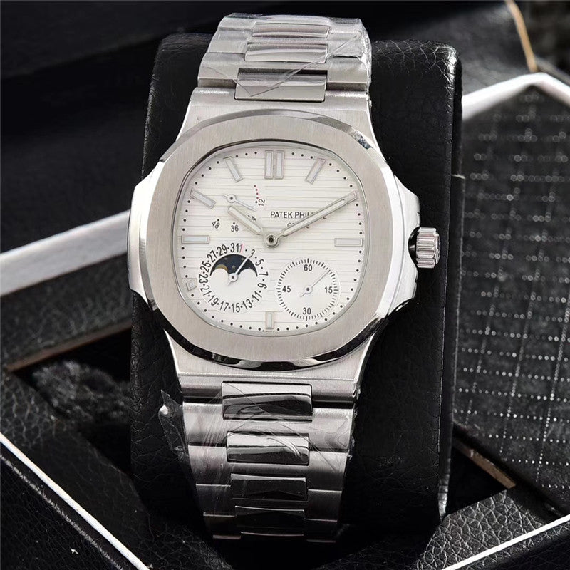 Moonphase Nautilus 904l Stainless Steel Automatic Mechanical Watch 39MM